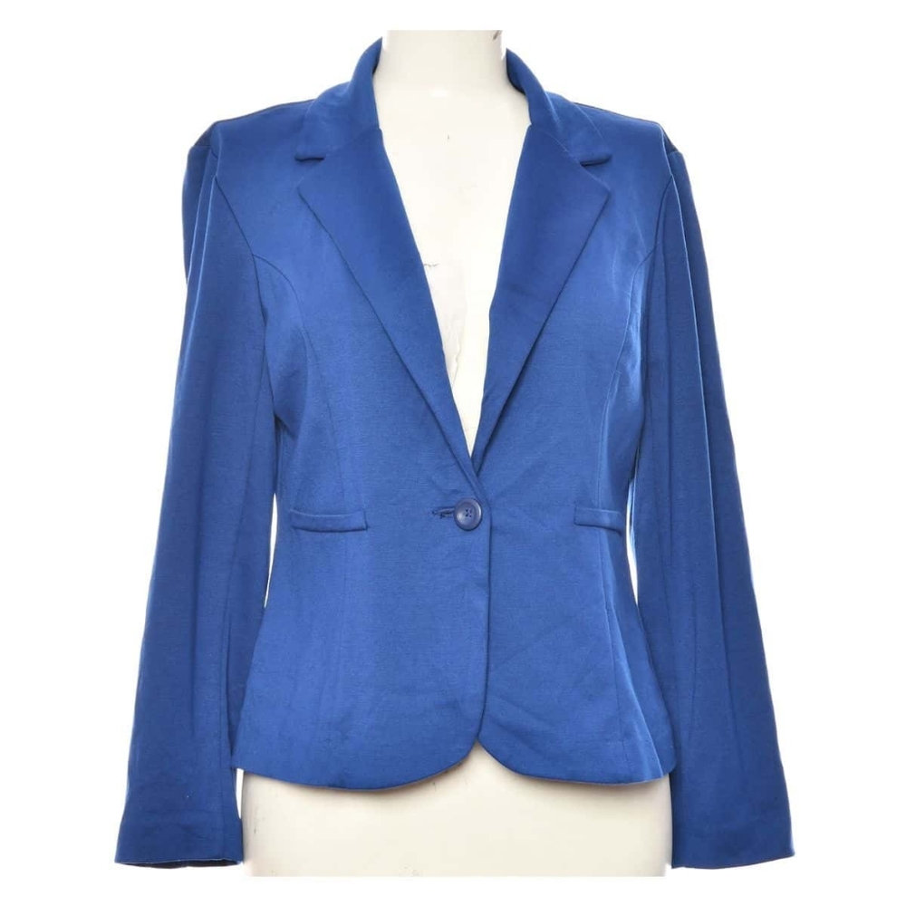 Metaphor. Women's One Button Casual Blazer. Blue. Size XS.